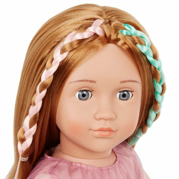 BD31334 Our Generation Drew 18 inch doll brown hair colorful Le3ab Store