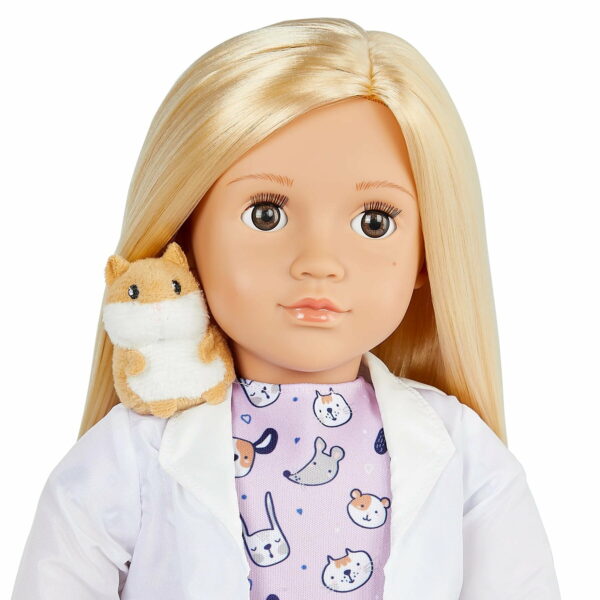 BD31370 Our Generation Noemie 18 inch Vet doll blonde hair brown Le3ab Store