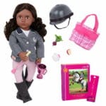 Rashida Riding Doll 18-inch & Storybook Our Generation