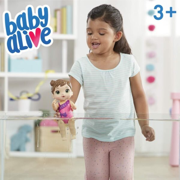 Baby Alive Splash n Snuggle Baby Brown Hair Doll 6 Le3ab Store