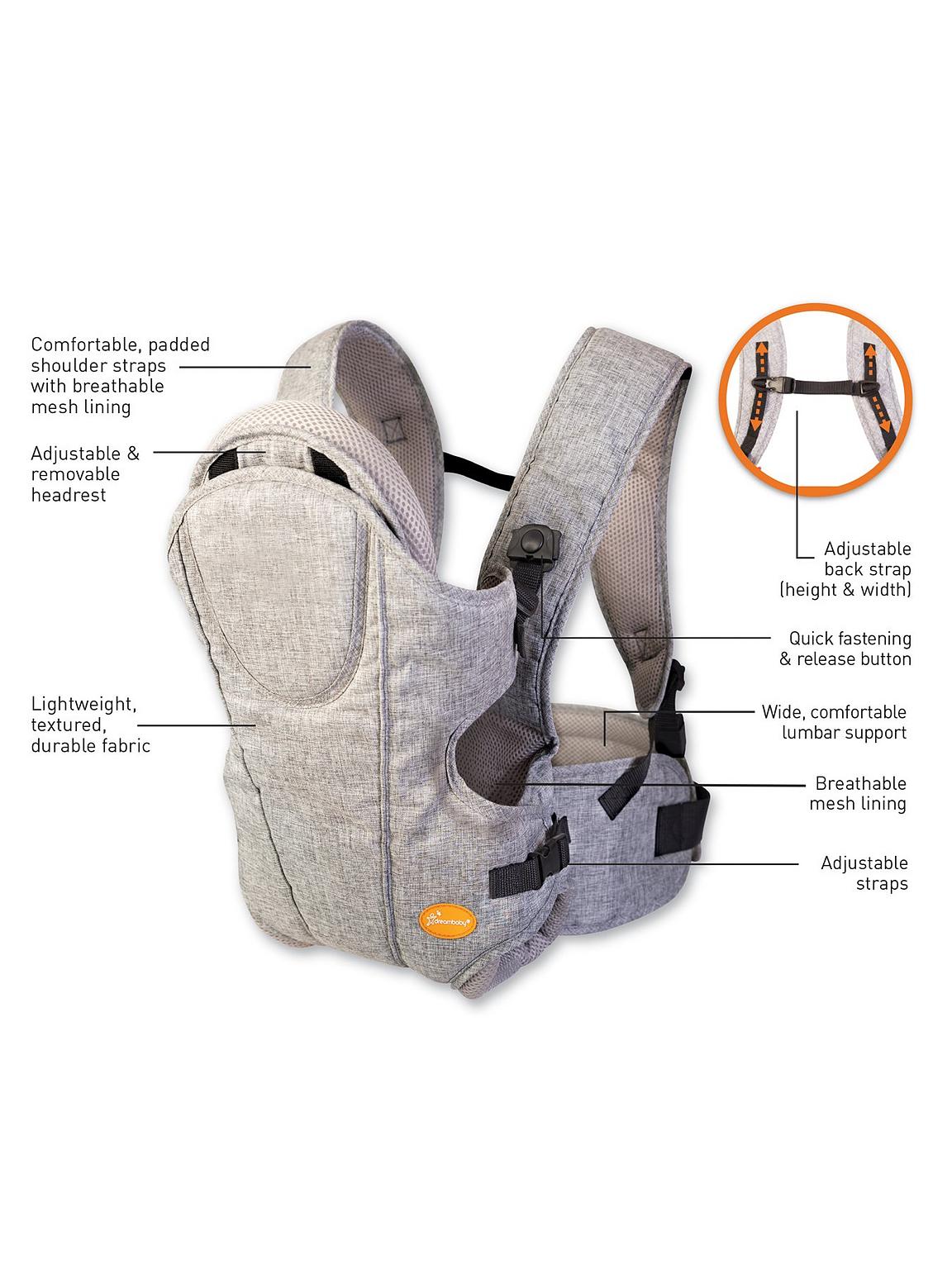 Baby Carrier 3 Way Facing Ergonomic Oxford Dream Baby 5 لعب ستور Baby Carrier 3 Way Facing Ergonomic Oxford Dream Baby 5 لعب ستور
