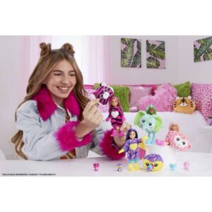 Barbie Chelsea Cutie Reveal Jungle Series Monkey Doll 6 لعب ستور