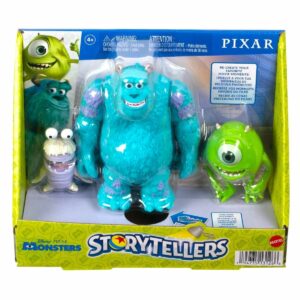 Mattel Disney and Pixar Monsters Inc Storyteller 3 Action Figure Pack Sulley Mike Boo 6 Le3ab Store