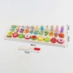 5-in-1 Wooden Number Fruit Shape Sorting - Image 5