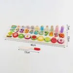 5-in-1 Wooden Number Fruit Shape Sorting - Image 5