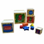 Blocks Shape Sorter Wisdom Shape Set Box Tower - Image 8