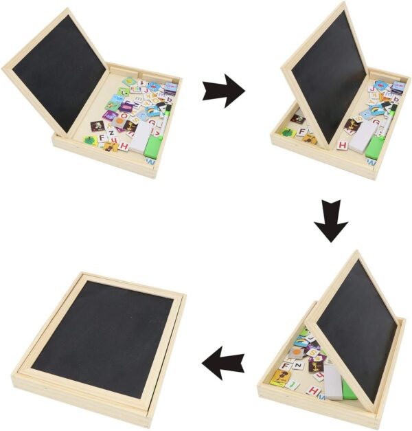 English Educational Magnetic Puzzle Alphabet Drawing Board 3 Le3ab Store