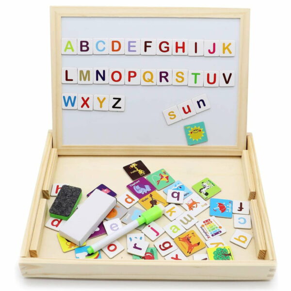 English Educational Magnetic Puzzle Alphabet Drawing Board