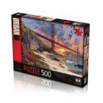 Ks Games Sunset At Golden Gate Puzzle 500 Pcs