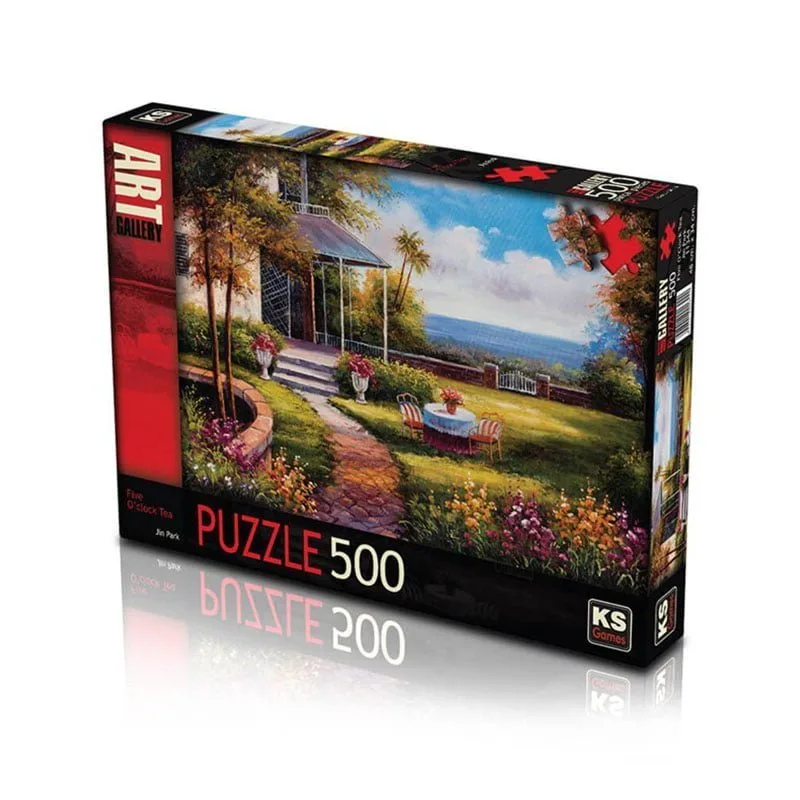 Ks Games Five O'clock Tea Puzzle 500 Pcs