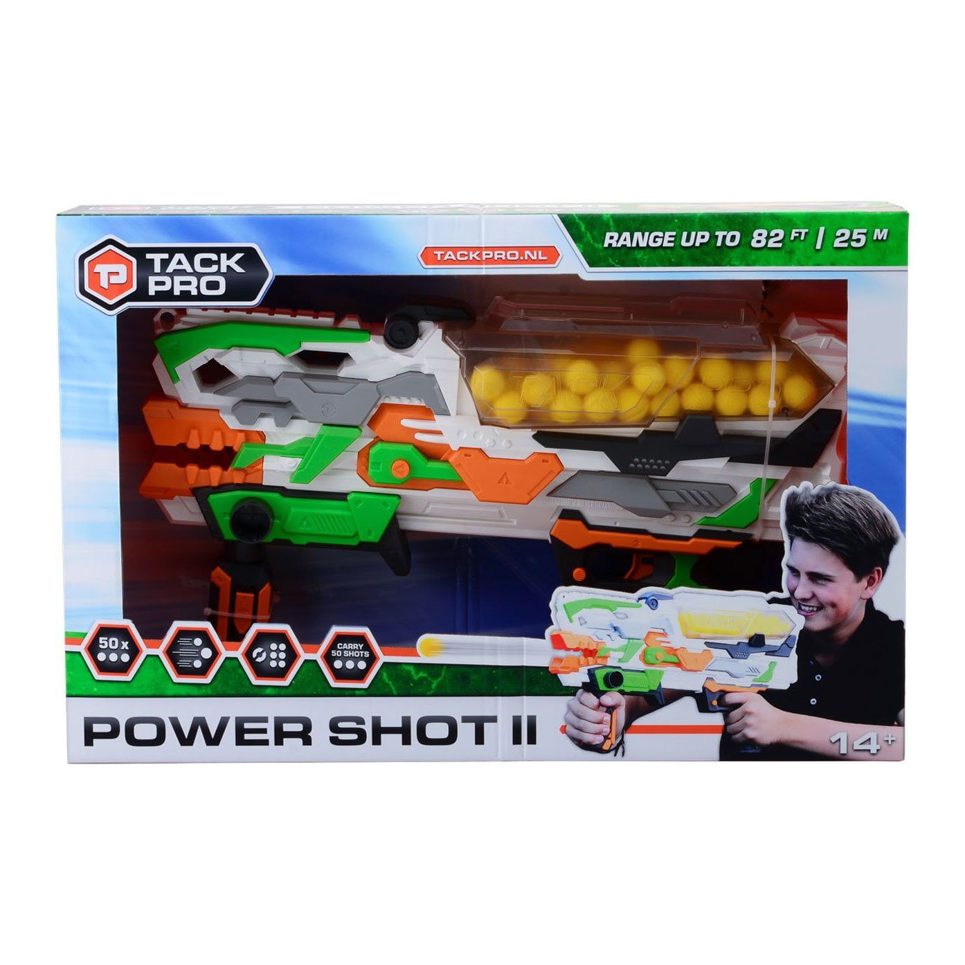 Tack Pro® Power Shot II with 50 balls, 50cm Tack Pro® Power Shot II with 50 balls, 50cm