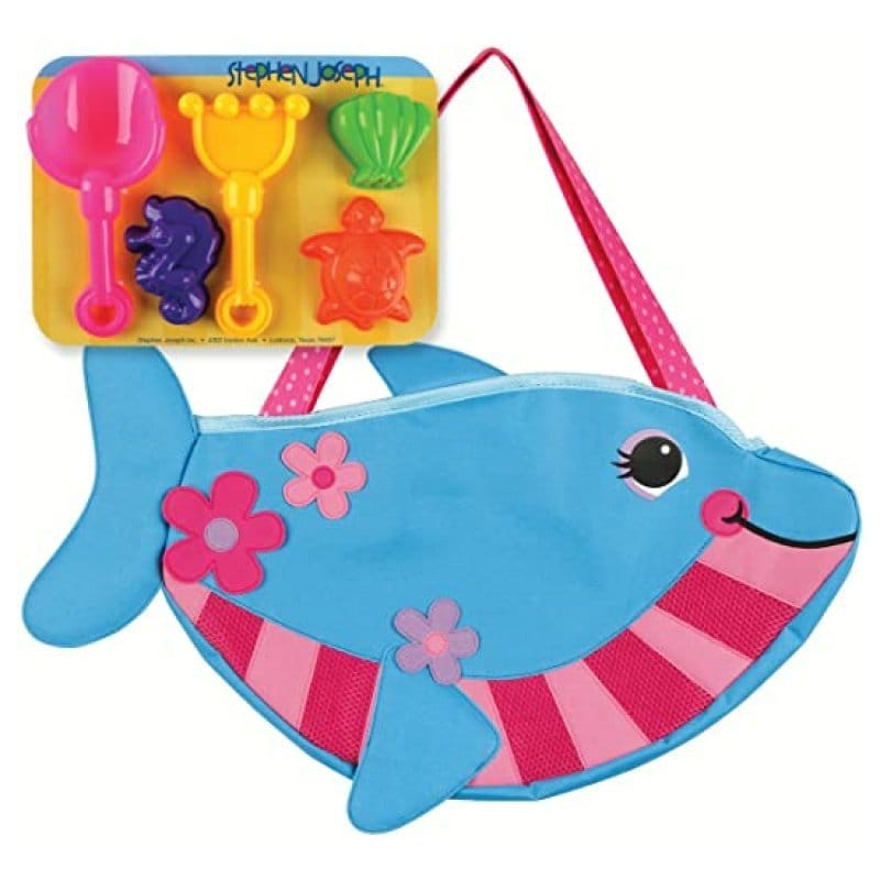 794866005322-800x800 Stephen Joseph Beach Tote Dolphin Design