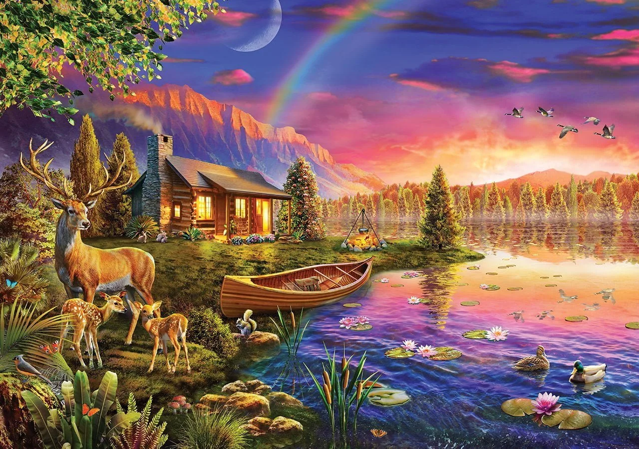 Ks Games Lakeside Cabin Puzzle 500 Pcs - Image 2