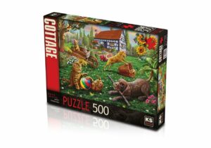 Ks Games Dogs And Cats Play 500 Pcs