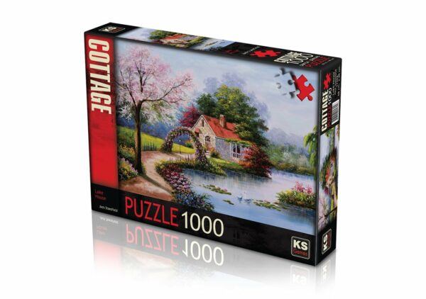 Ks Game The house at the lake Puzzle 1000 Pcs