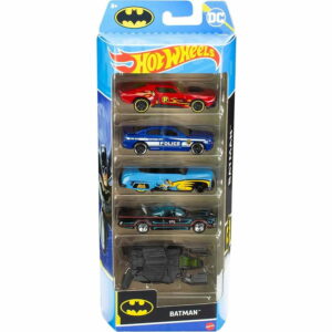 Hot Wheels 5-Pack Batman Set 1-64 Scale
