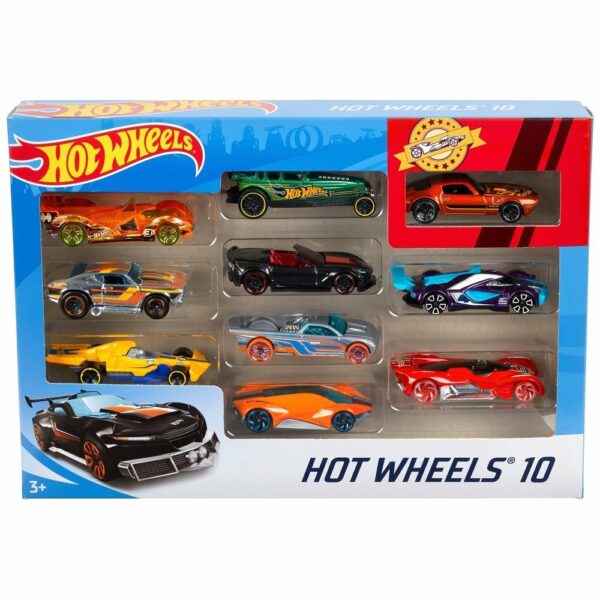 Hot Wheels Basic 10 Car Pack Assortment لعب ستور