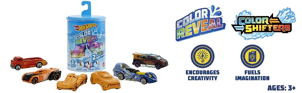 Hot Wheels Color Reveal 2 pack Assorted 3 Le3ab Store