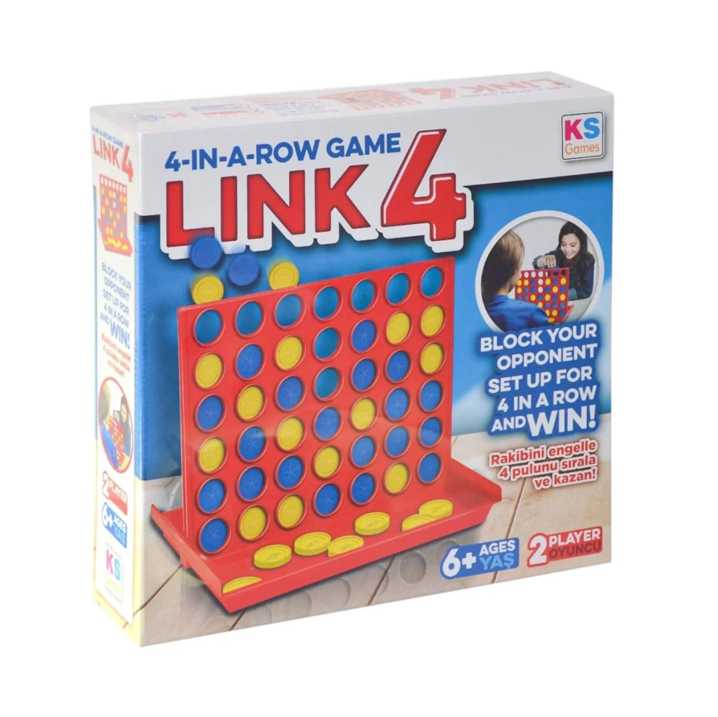Ks Games Link 4 Board Game Ks Games Link 4 Board Game