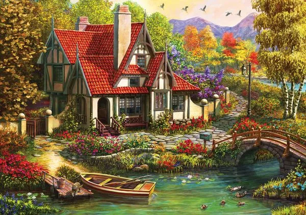 Ks Games Riverside Cottage Puzzle 1000 Pcs - Image 2
