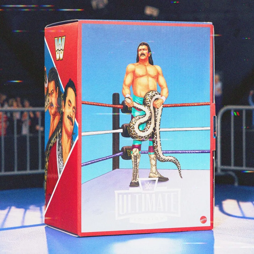 WWE Action Figure Ultimate Edition Coliseum Collection Jake “The Snake” Roberts & “Ravishing” Rick Rude 2-Pack - Image 2