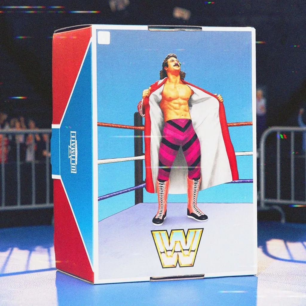 WWE Action Figure Ultimate Edition Coliseum Collection Jake “The Snake” Roberts & “Ravishing” Rick Rude 2-Pack - Image 4