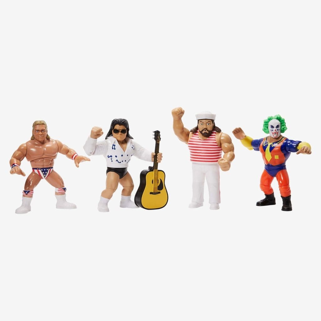 WWE Retro Action Figure 4-Pack Bundle WWE Retro Action Figure 4-Pack Bundle - Image 1
