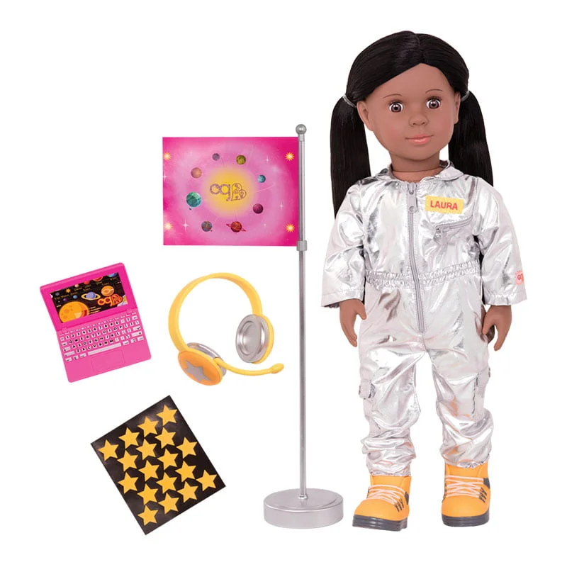 Our Generation Laura with Accessories 18" Astronaut Doll Our Generation Laura with Accessories 18" Astronaut Doll