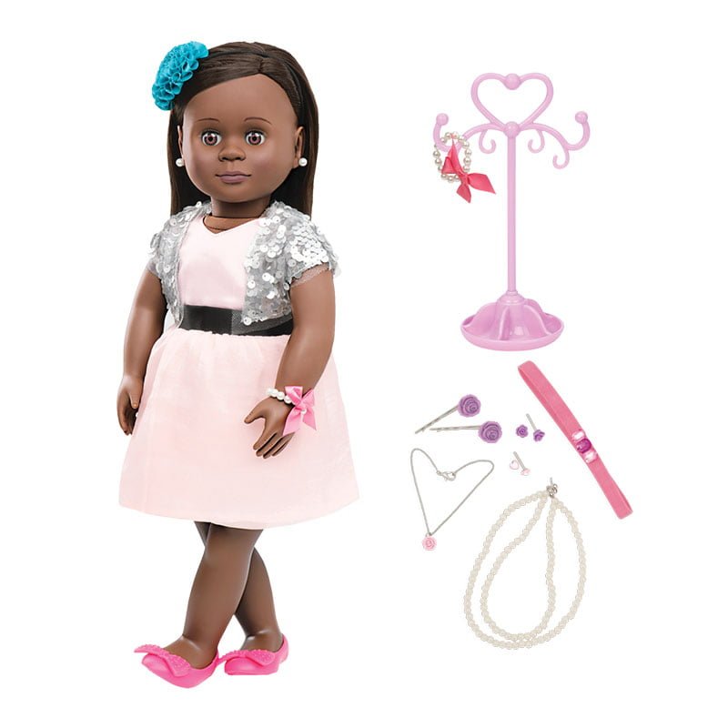 Our Generation Maeva with Pierced Ears 18" Jewelry Doll Our Generation Maeva with Pierced Ears 18" Jewelry Doll