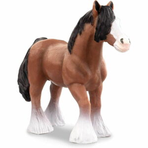 Terra Clydesdale Horse Figurine