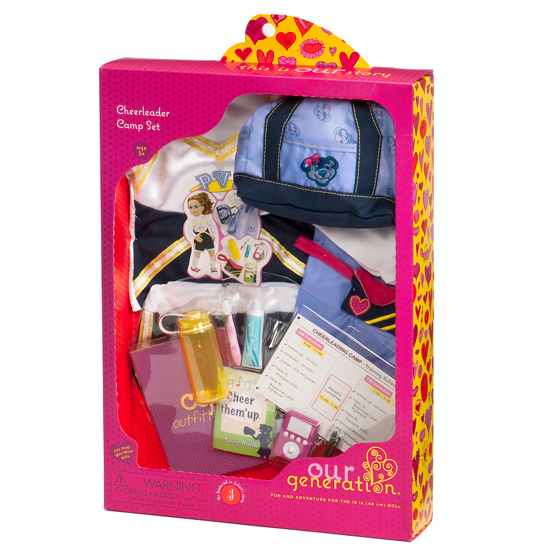 Our Generation Cheerleading Accessories For 18-inch Doll - Image 2