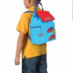 Stephen Joseph Quilted Backpack, Race Car - Image 5