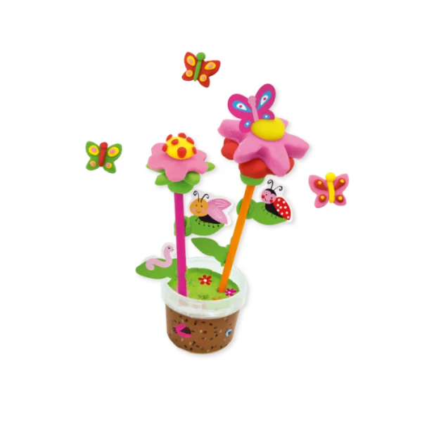 SES Creative Flowers & Butterflies Play Dough - Image 3