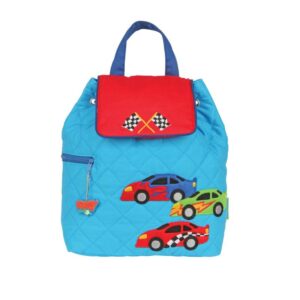 Stephen Joseph Quilted Backpack, Race Car
