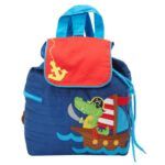 Stephen Joseph Quilted Backpack, Pirate