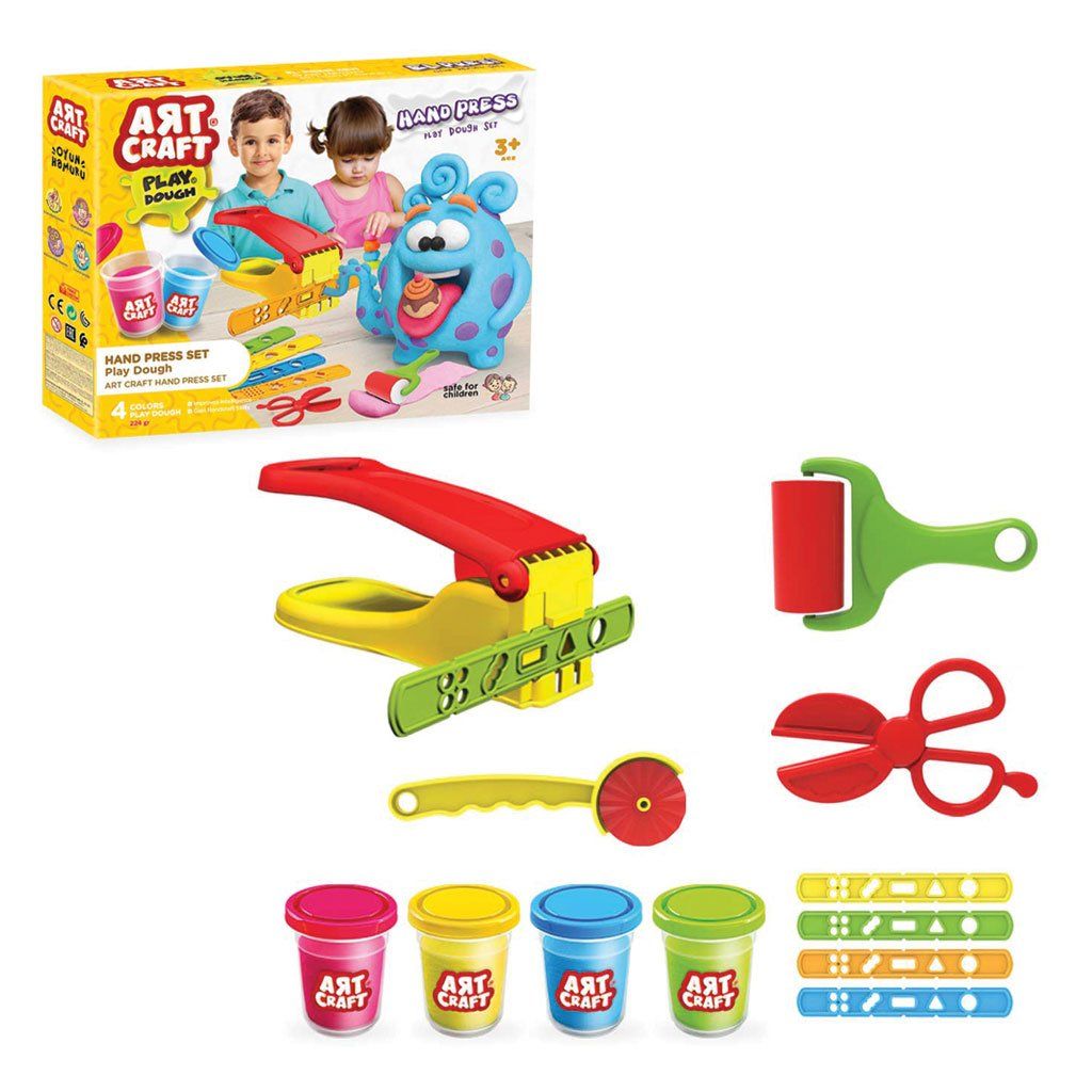 Art Craft Hand Press Dough Set Art Craft Hand Press Dough Set