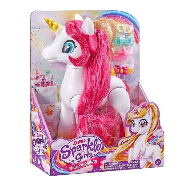 Zuru Sparkle Girlz Unicorn & Ponies Styling Set