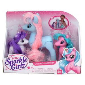 Zuru Sparkle Girlz Pony Family Set 3 Pack