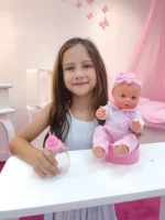 Bambolina Amore 33CM Drink & Wet Doll With Potty & Bottle - Image 2