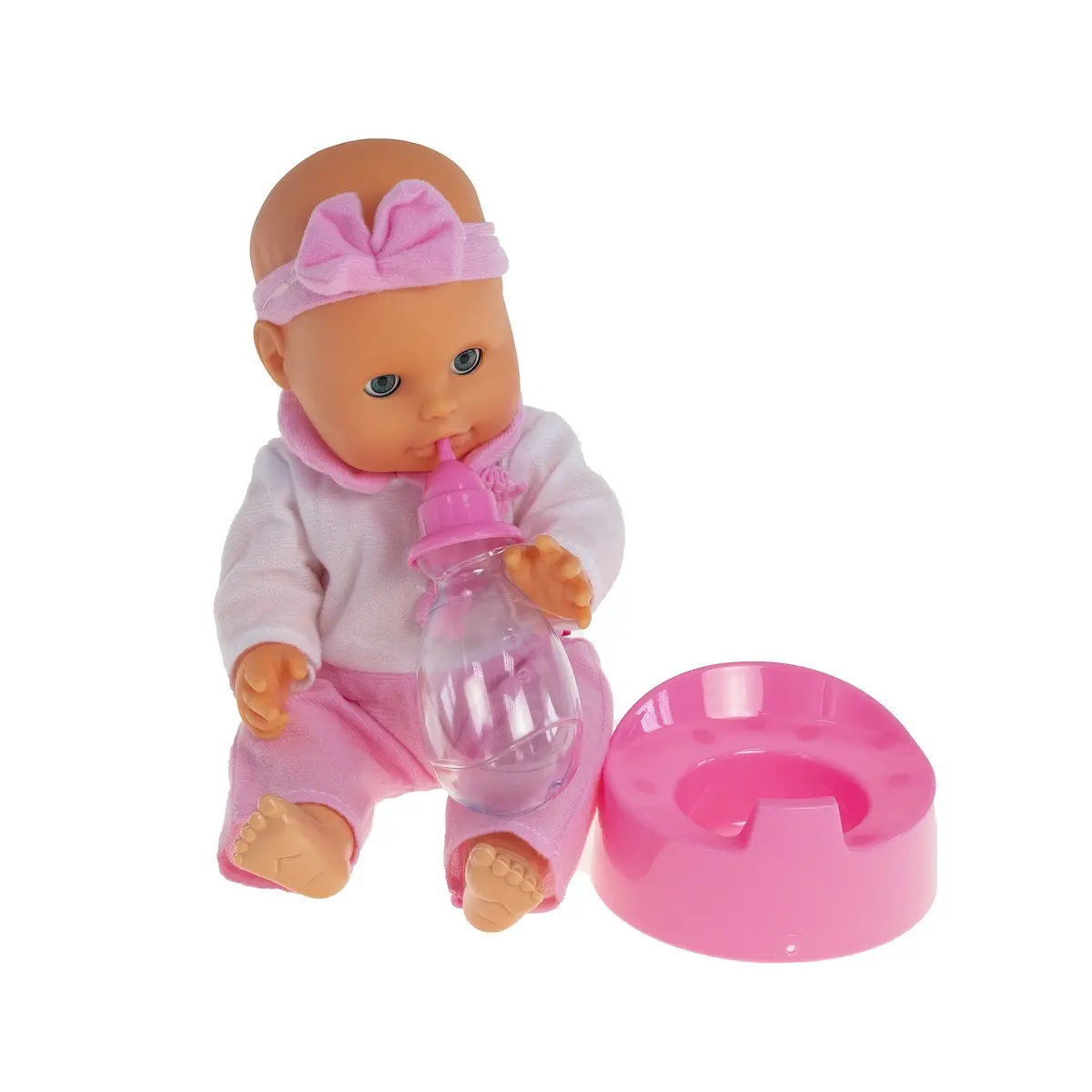Bambolina Amore 33CM Drink & Wet Doll With Potty & Bottle Bambolina Amore 33CM Drink & Wet Doll With Potty & Bottle