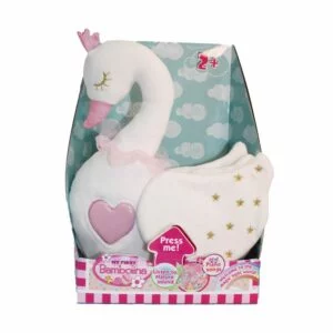 Bambolina Swan Plush Light & Music