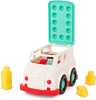 Battat Ambulance With 2 Figures & 5 Blocks – 8Pc - Image 3