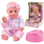 Bambolina Amore 33CM Drink & Wet Doll With Potty & Bottle - Image 3