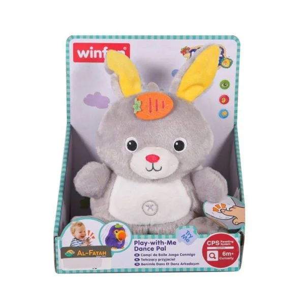 winfun play with me dance pal bunny winfun amman 4895038502796 Le3ab Store