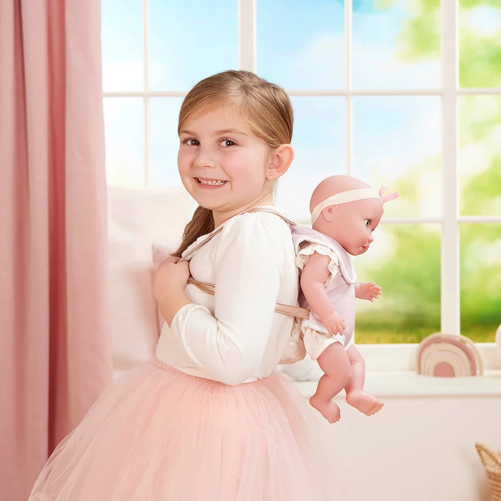 Lulla Baby -14" Baby doll with fabric carrier - Image 5