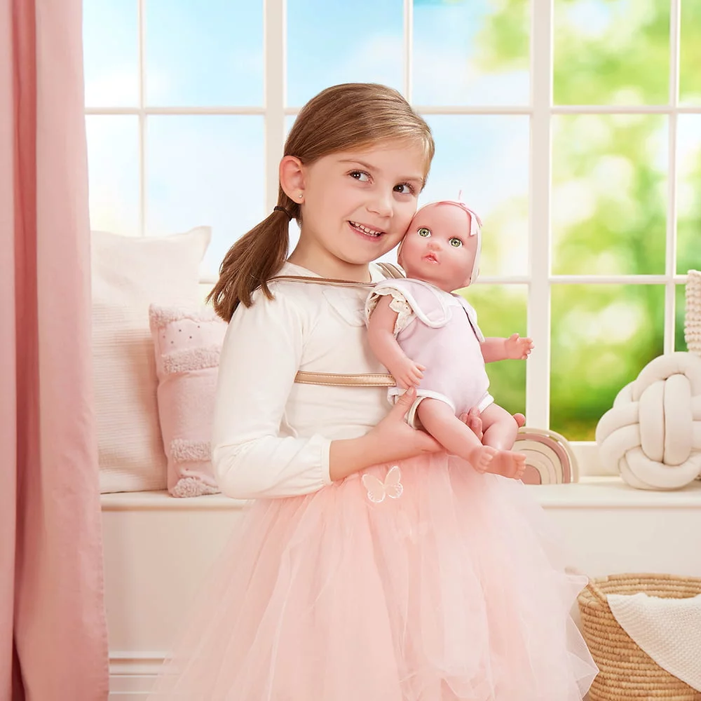 Lulla Baby -14" Baby doll with fabric carrier - Image 4
