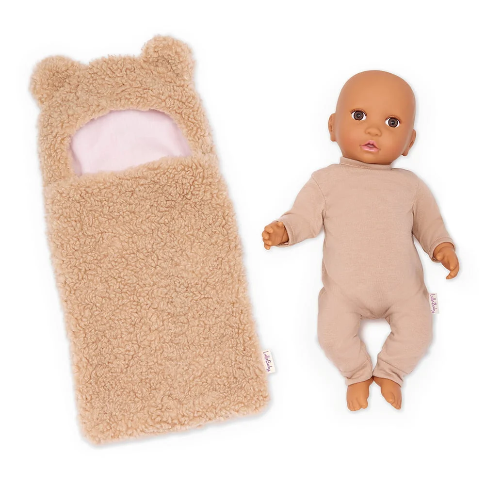 Lulla Baby -14" Baby doll with outfit and Sleep sack - Image 2