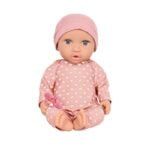 Lulla Baby - Baby Doll Pink Heart Print Pajama - Image 2
