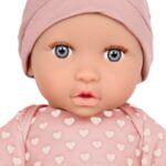 Lulla Baby - Baby Doll Pink Heart Print Pajama - Image 3