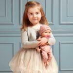 Lulla Baby - Baby Doll Pink Heart Print Pajama - Image 5
